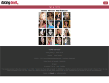 Tablet Screenshot of datingdevil.com